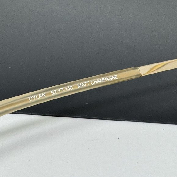 RACHEL Rachel Roy DYLAN Eyeglasses matt Champagne 52 [] 17 -140 - Picture 6 of 13